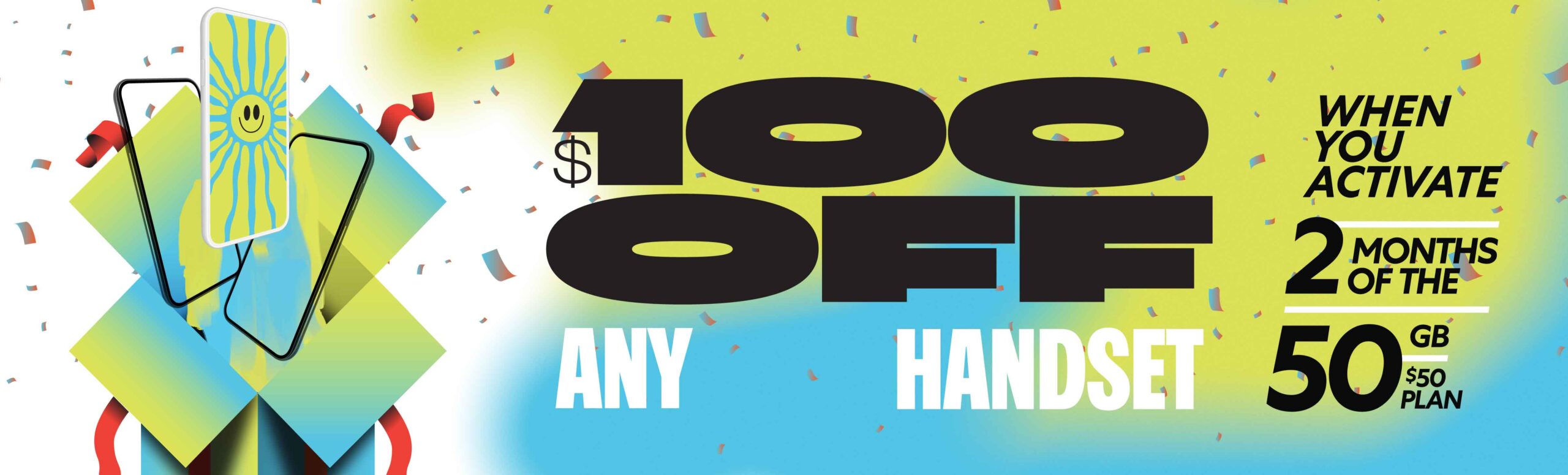 Get $100 Off Any Handset - Naked Mobile