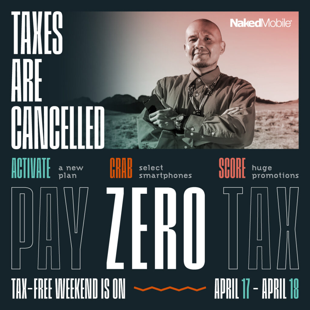Tax-Free Weekend at Naked Mobile - April 17-18th