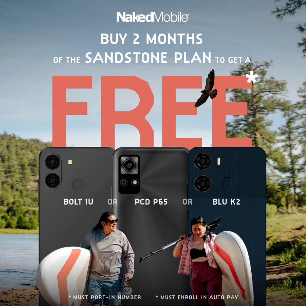 Sandstone Phone Promotion - Naked Mobile